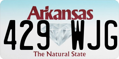 AR license plate 429WJG