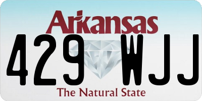 AR license plate 429WJJ