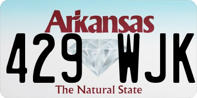 AR license plate 429WJK