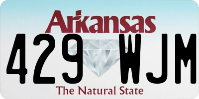 AR license plate 429WJM
