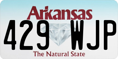AR license plate 429WJP