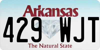 AR license plate 429WJT