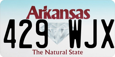 AR license plate 429WJX