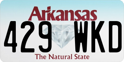AR license plate 429WKD
