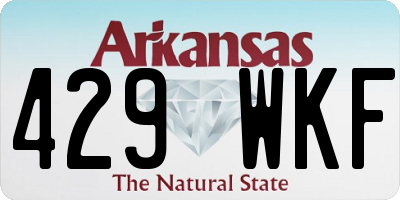 AR license plate 429WKF