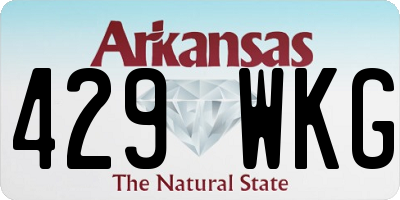 AR license plate 429WKG