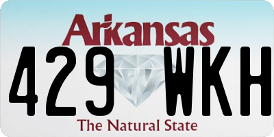 AR license plate 429WKH