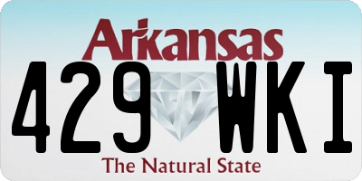 AR license plate 429WKI
