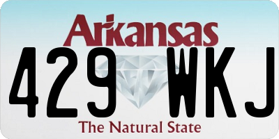 AR license plate 429WKJ