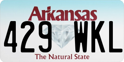 AR license plate 429WKL