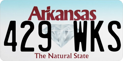 AR license plate 429WKS