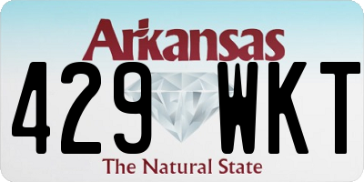 AR license plate 429WKT