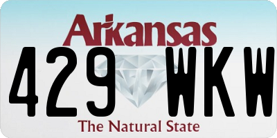 AR license plate 429WKW