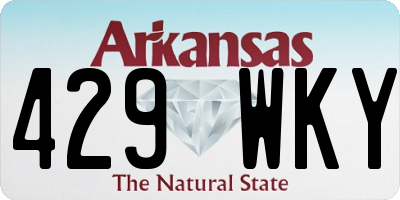AR license plate 429WKY