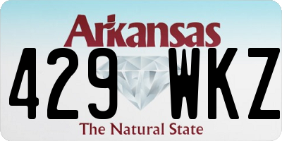 AR license plate 429WKZ