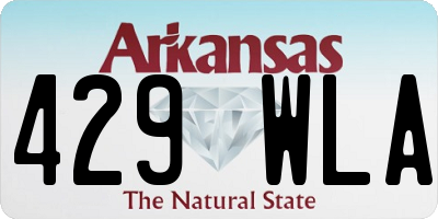 AR license plate 429WLA