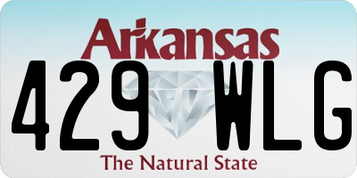 AR license plate 429WLG