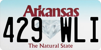 AR license plate 429WLI