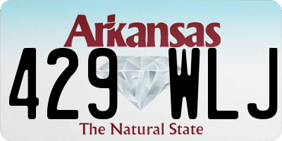 AR license plate 429WLJ