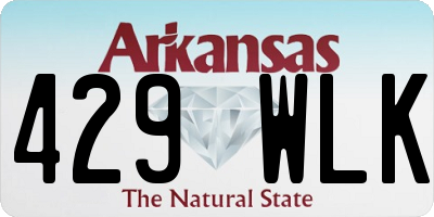 AR license plate 429WLK