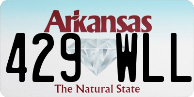 AR license plate 429WLL