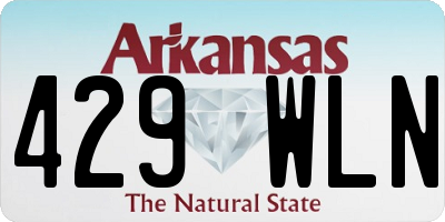 AR license plate 429WLN