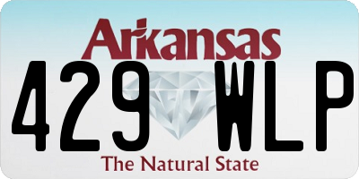 AR license plate 429WLP