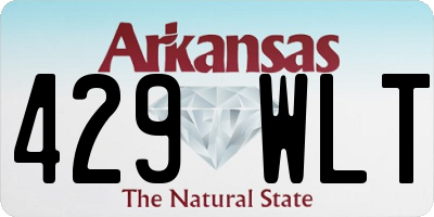 AR license plate 429WLT