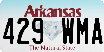 AR license plate 429WMA
