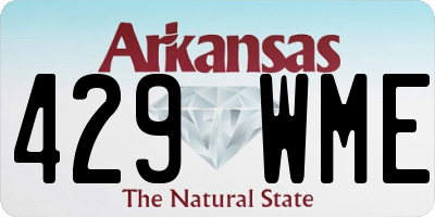 AR license plate 429WME