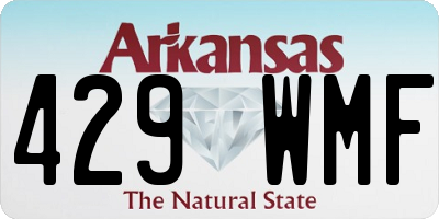 AR license plate 429WMF