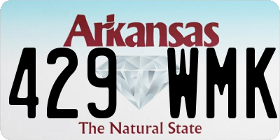 AR license plate 429WMK