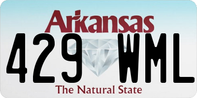 AR license plate 429WML