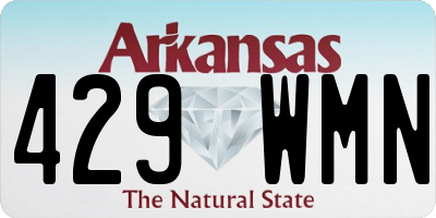 AR license plate 429WMN