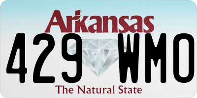 AR license plate 429WMO