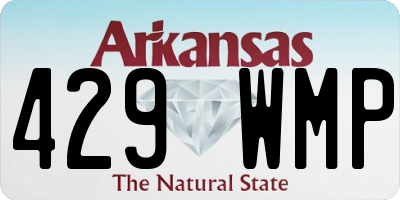 AR license plate 429WMP