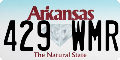AR license plate 429WMR