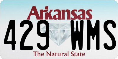 AR license plate 429WMS