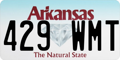 AR license plate 429WMT