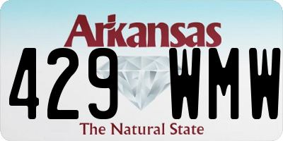 AR license plate 429WMW