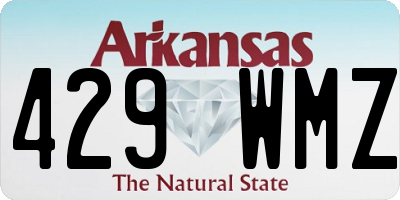 AR license plate 429WMZ