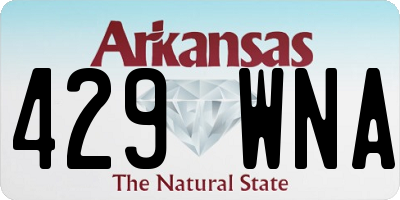 AR license plate 429WNA