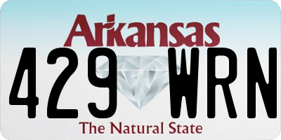 AR license plate 429WRN
