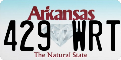 AR license plate 429WRT