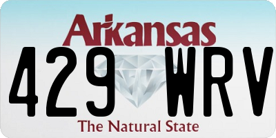 AR license plate 429WRV
