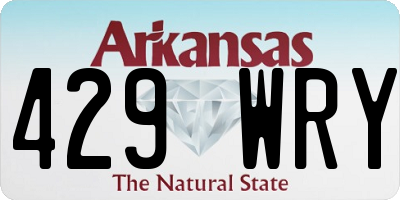AR license plate 429WRY