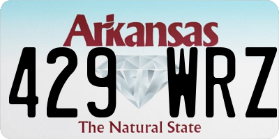 AR license plate 429WRZ