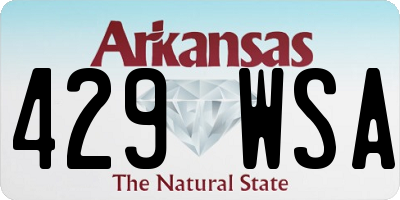 AR license plate 429WSA