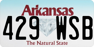 AR license plate 429WSB