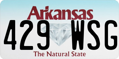 AR license plate 429WSG